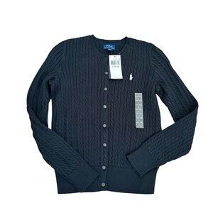 Polo by Ralph Lauren Kids black Cable Knit Sweater